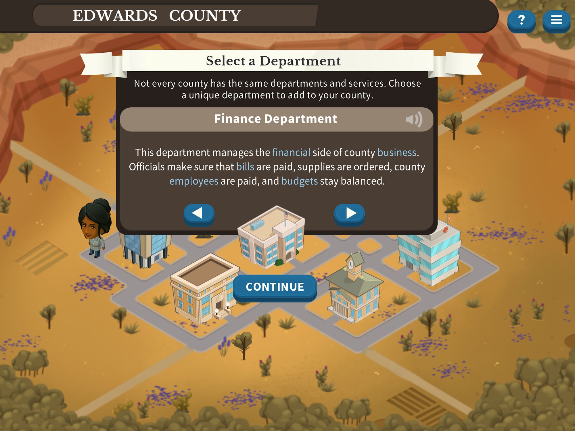 Counties Work for Android