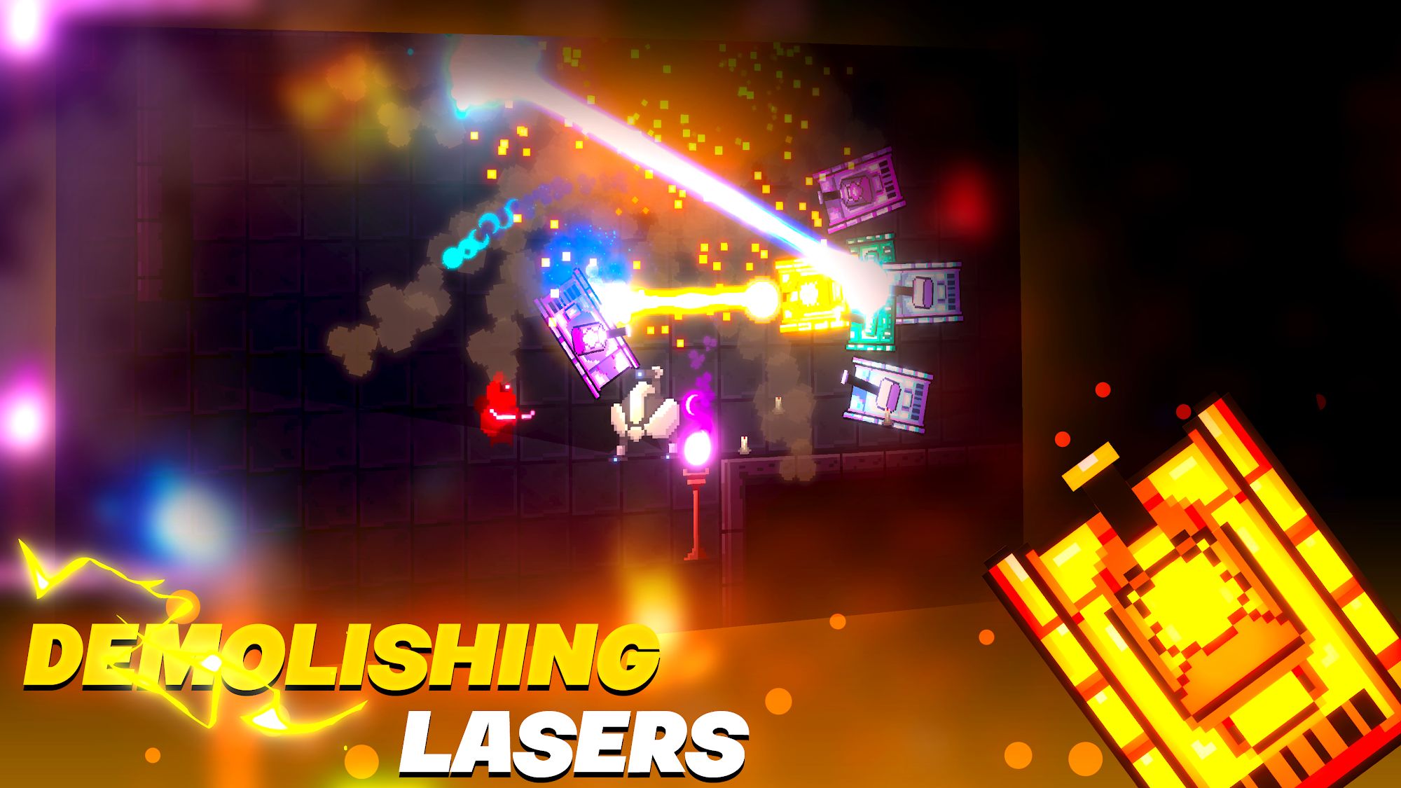 Laser Tanks: Pixel RPG screenshot 1