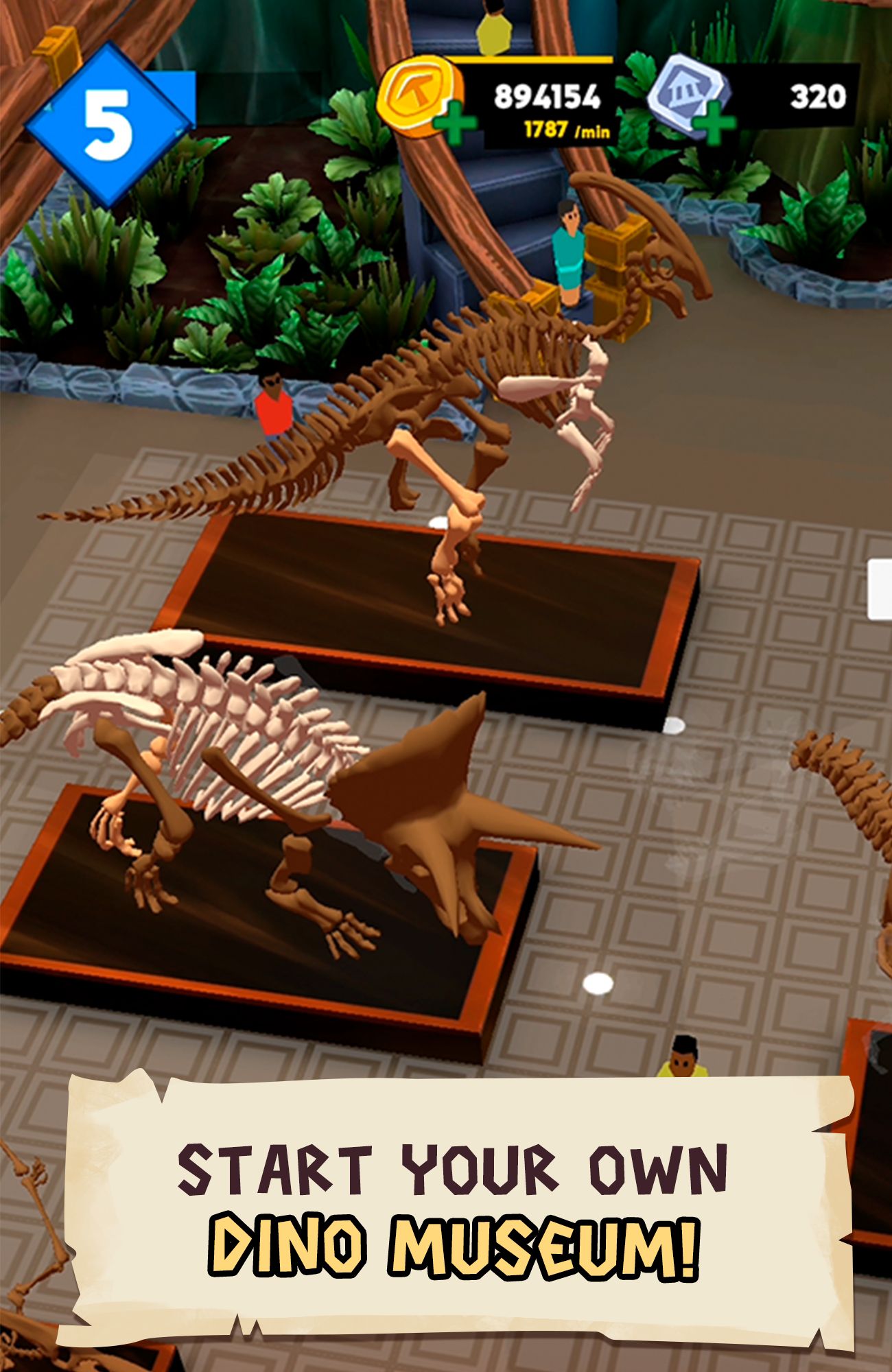 Dino Quest 2: Jurassic bones in 3D Dinosaur World for Android