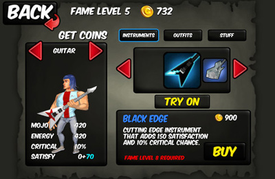 Rise to Fame: The Music RPG for iPhone