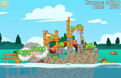 Angry Birds Seasons: Water adventures in Russian