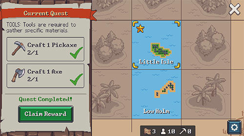 Tap craft: Mine survival sim screenshot 1