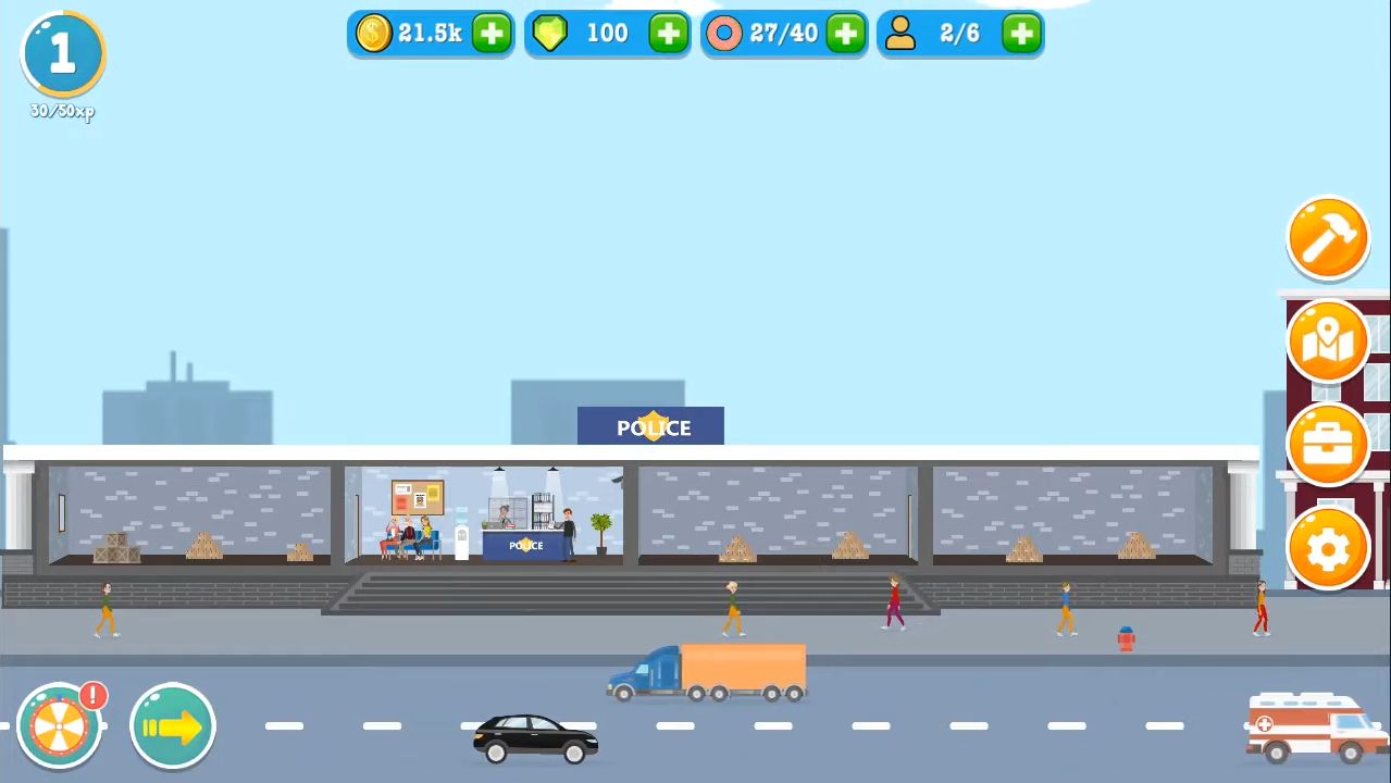 Police Inc: Tycoon police station builder cop game for Android