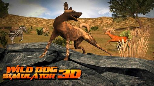 Wild dog simulator 3D captura de tela 1