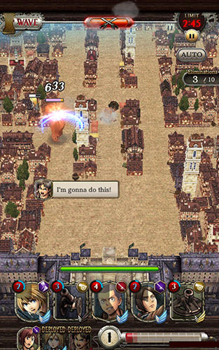 Attack on titan: Tactics captura de pantalla 1