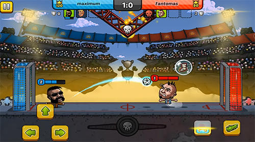 Puppet football fighters: Steampunk soccer captura de pantalla 1