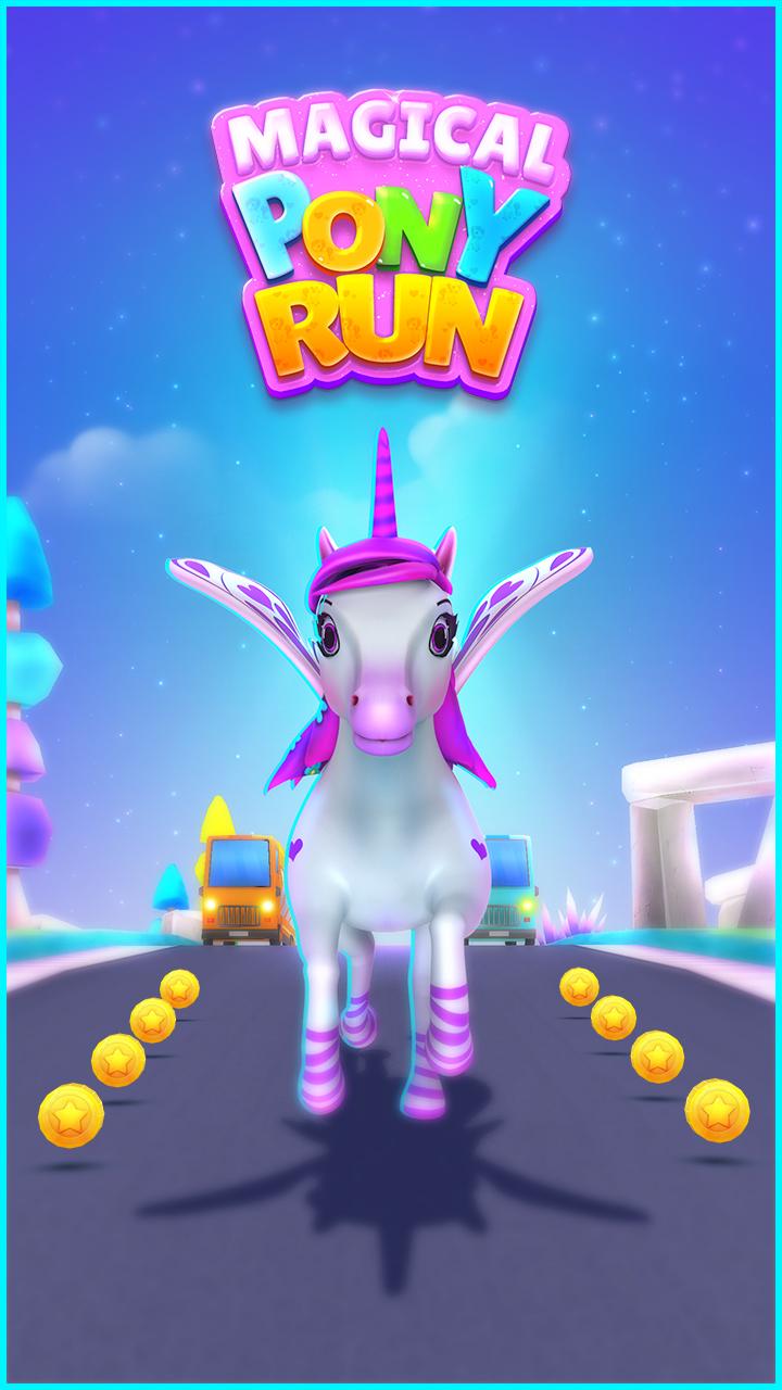 Magical Pony Run - Unicorn Runner скриншот 1