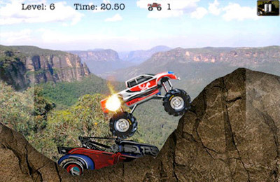 iPhone向けの4 Wheel Madness (Monster Truck 3D Car Racing Games)無料 