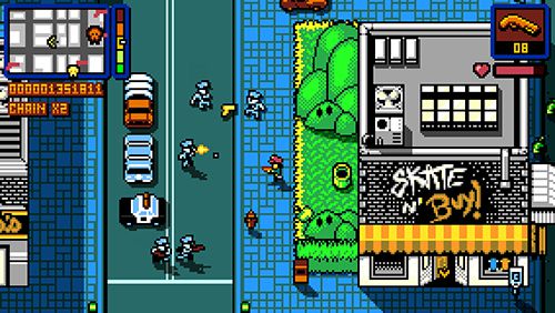 日本語のRetro city: Rampage 