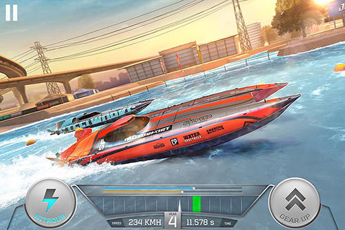 Boat racing 3D: Jetski driver and furious speed screenshot 1