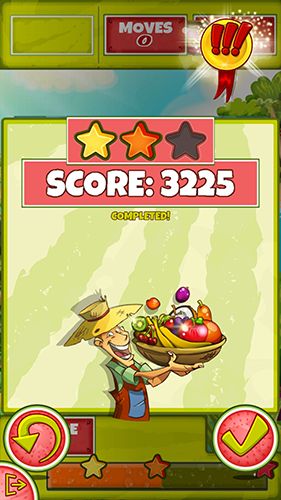 Match-3: Mr. Fruit captura de pantalla 1