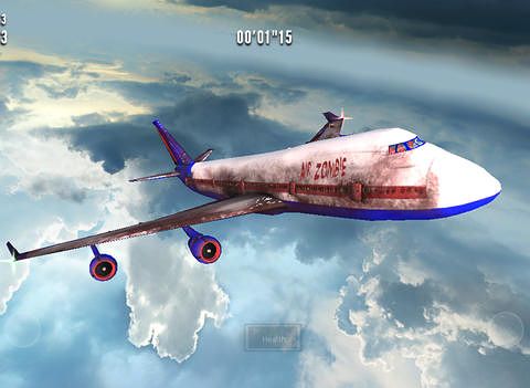 Zombies on a plane for iPhone for free