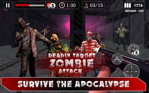 Deadly target: Zombie attack для Android