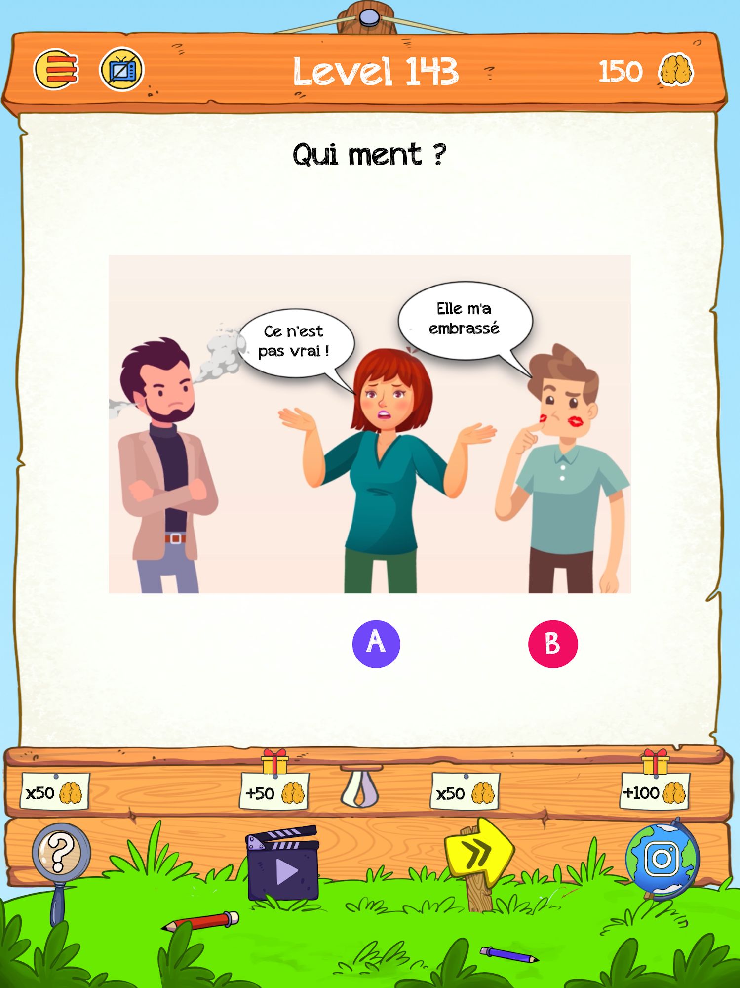 Braindom 2: Who is Lying? Fun Brain Teaser Riddles pour Android