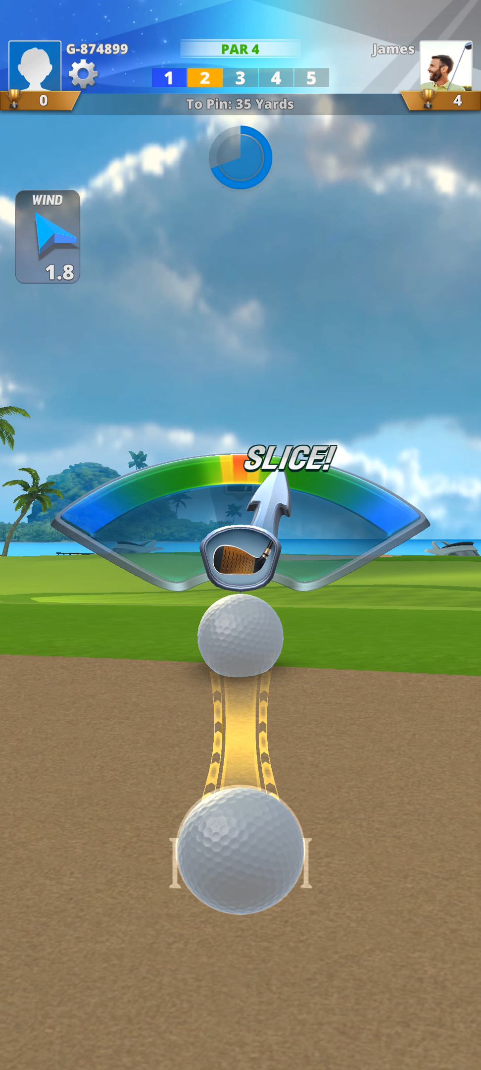 Golf Impact - Мировой тур для Android