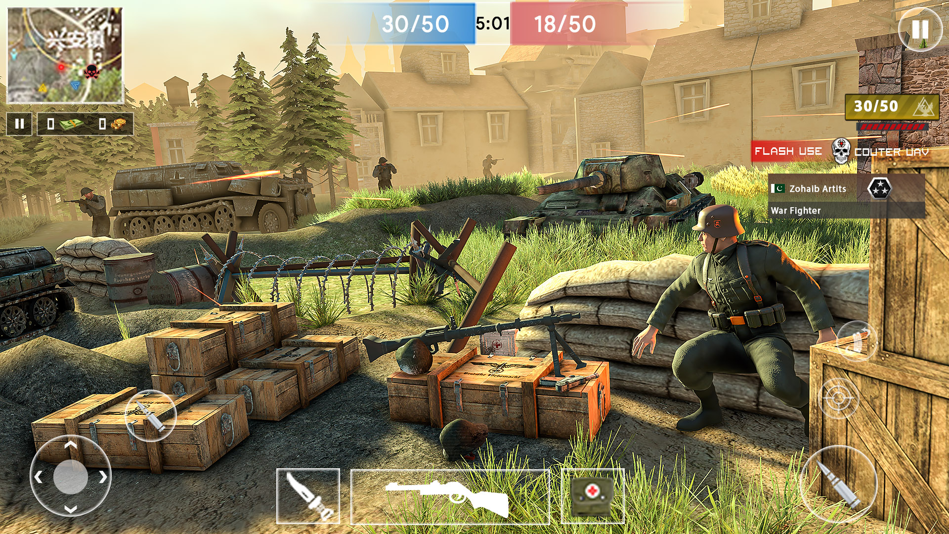 Gun Shooter Offline Game WW2: screenshot 1