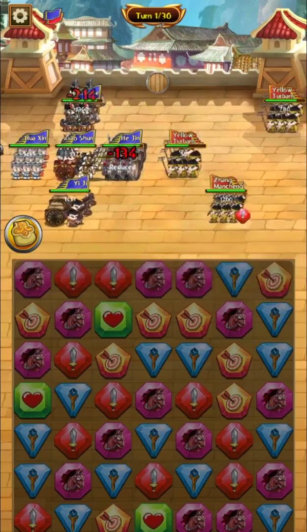 Match 3 Kingdoms: Epic Puzzle War Strategy Game capture d'écran 1