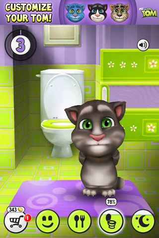 Download My talking Tom for iPhone free mob.org