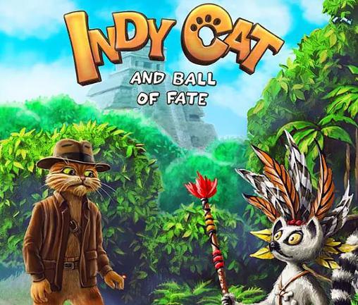 Indy cat and ball of fate: Match 3 captura de pantalla 1