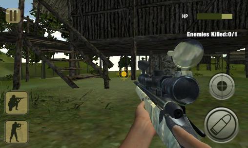 Army commando: Sniper shooting 3D capture d'écran 1