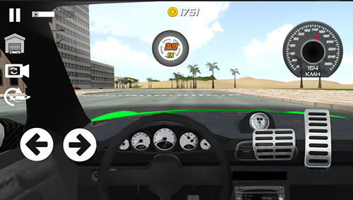 Real car drifting simulator captura de pantalla 1