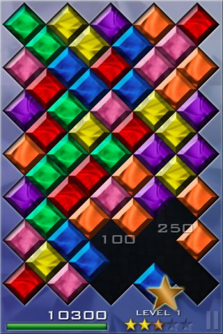 Falling gems for iPhone for free
