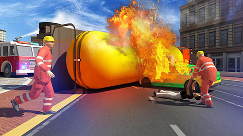 Fire engine truck simulator 2018 screenshot 1