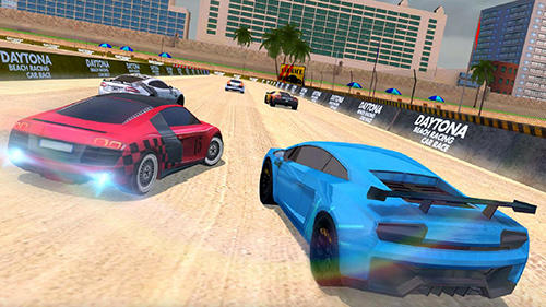 Deltona beach racing: Car racing 3D screenshot 1