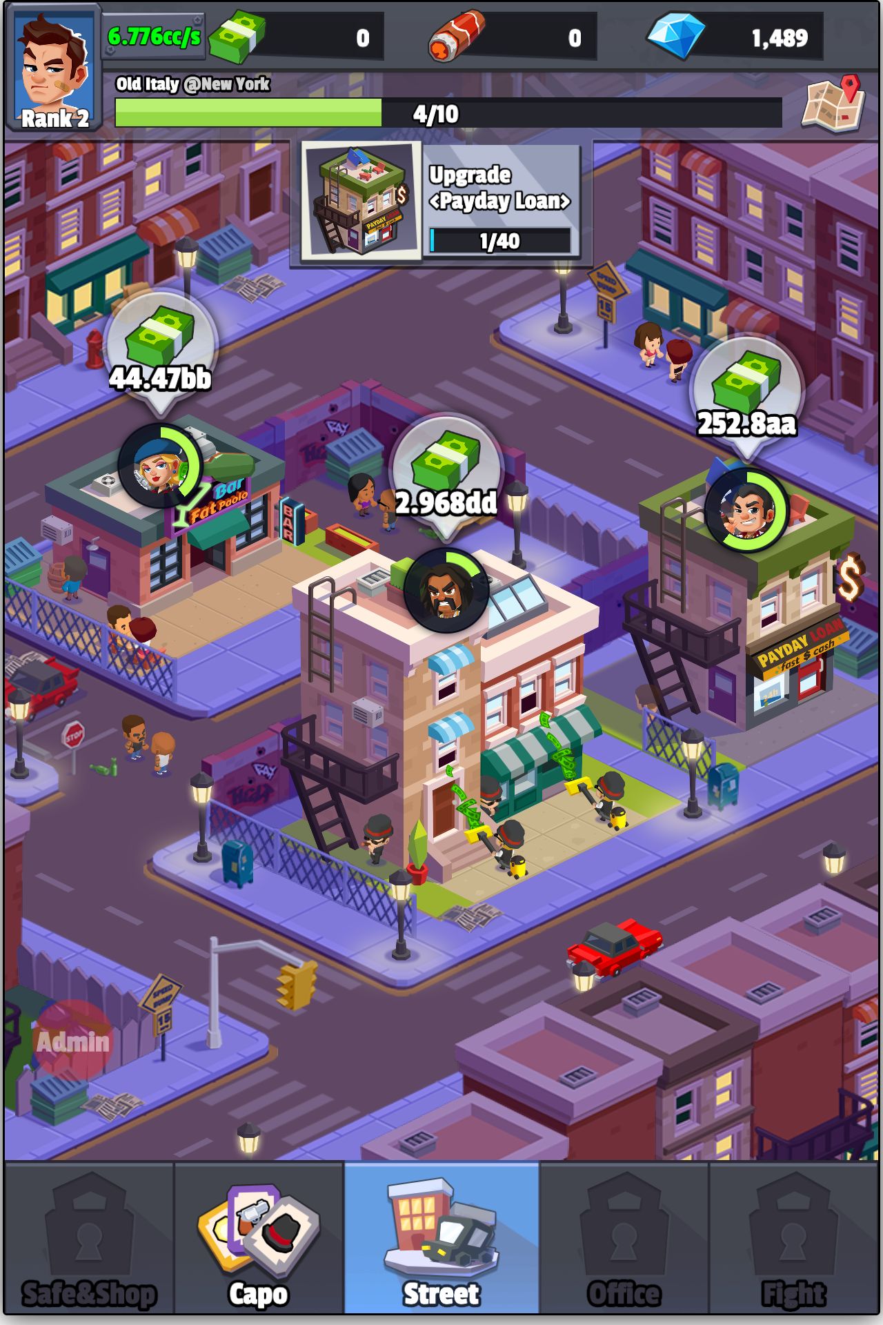Idle Mafia - Tycoon Manager für Android