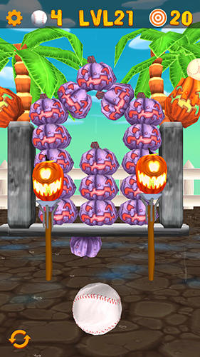 Knockdown the pumpkins 2: Smash Halloween targets für Android