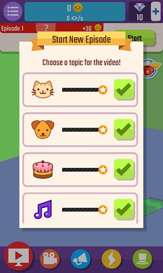 Vlogger go viral! Clicker for Android