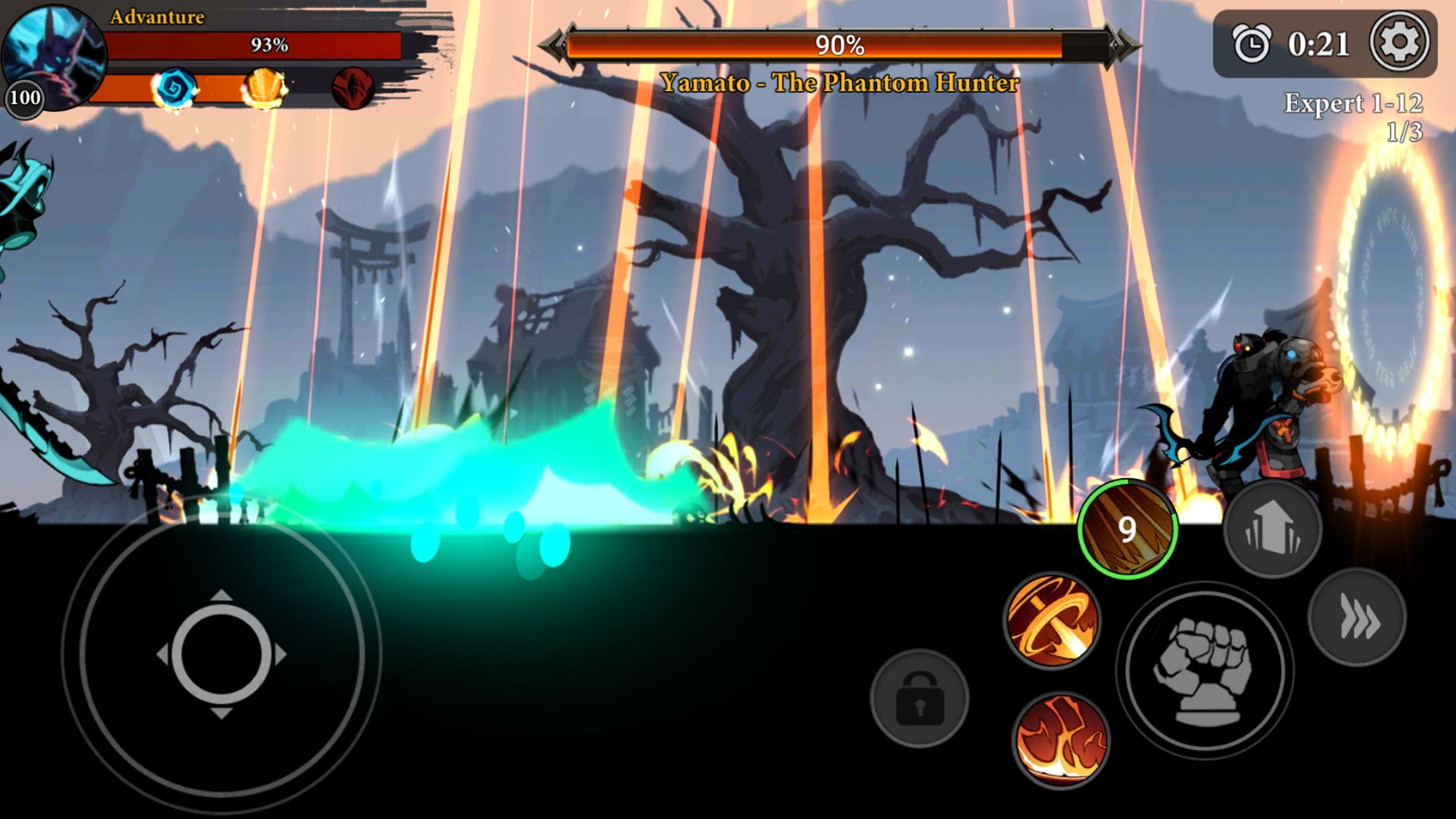 Stickman Master: League Of Shadow - Ninja Fight скриншот 1