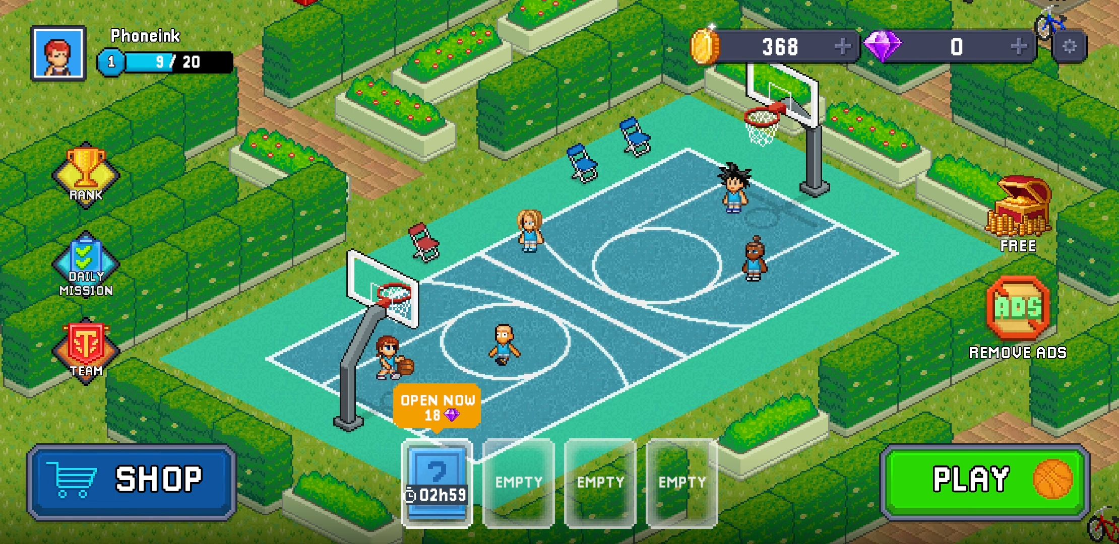 Pixel Basketball: Multiplayer für Android