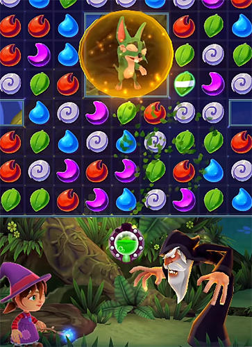 Beswitched magic puzzle match для Android