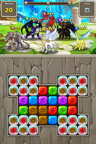 Dragon village B: Dragon breeding puzzle blast pour Android
