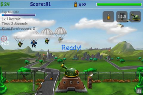 Paratroopers: Air assault for iOS devices