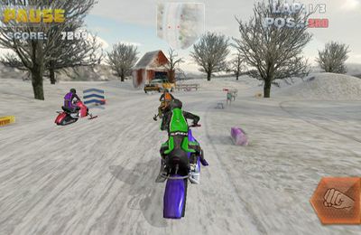 Das Snowbike-Rennen