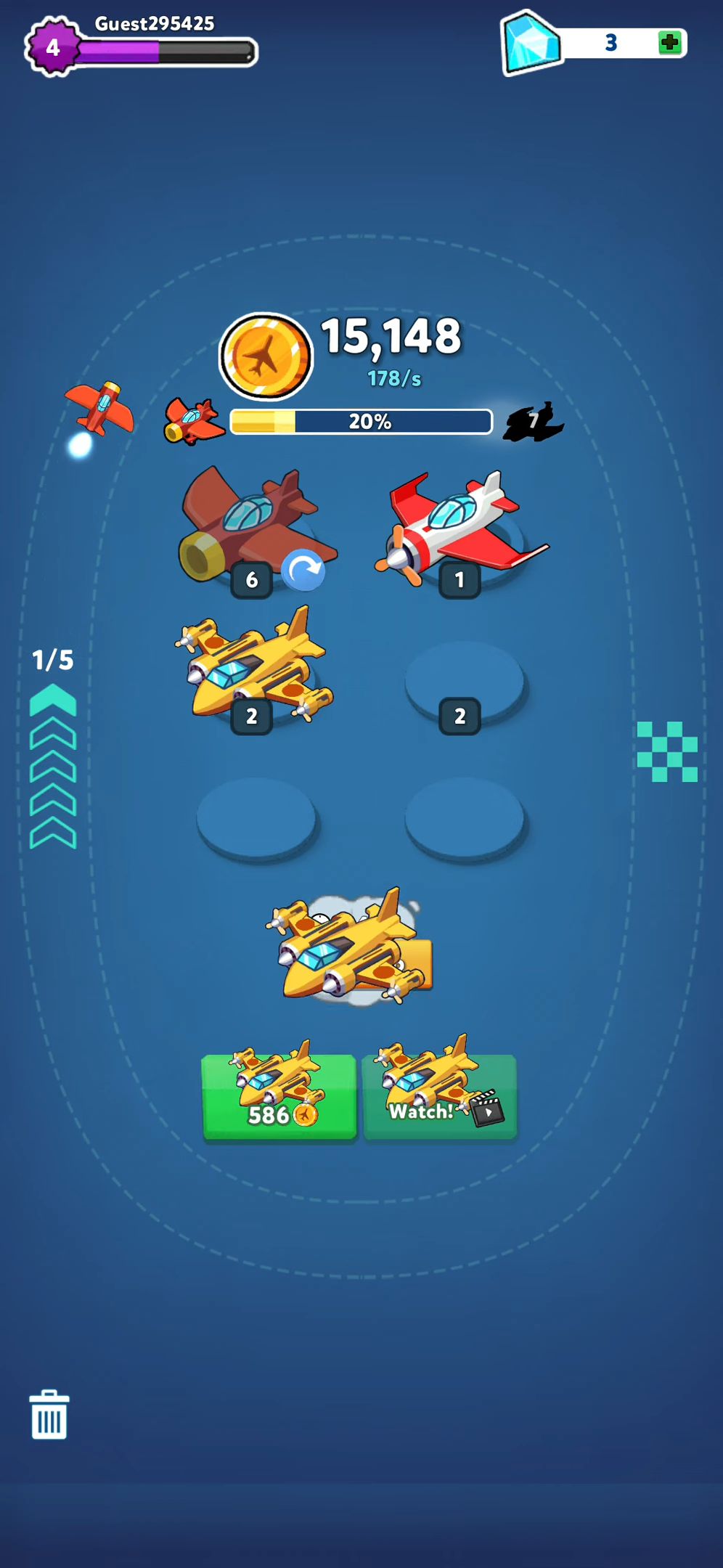 Merge Airplane 2: Plane & Clicker Tycoon for Android