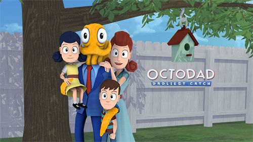 logo Octodad: Attraper un faux père