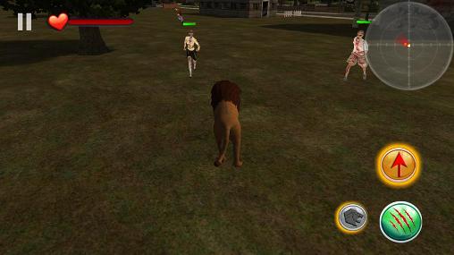 Lion vs zombies screenshot 1