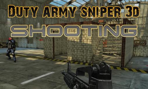 Duty army sniper 3d: Shooting icône