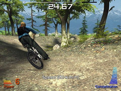 Espectáculo extremo en la bicicleta de montaña para iPhone gratis