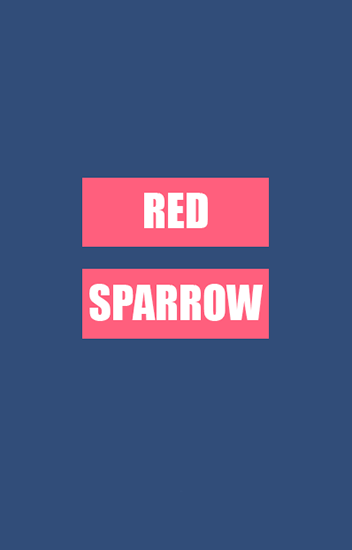 Red sparrow icône