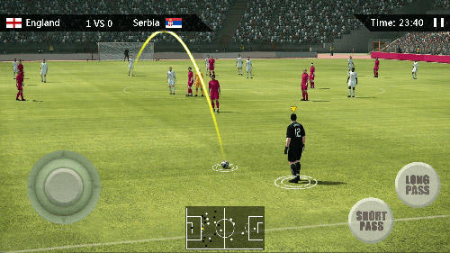 Real soccer league simulation game captura de tela 1
