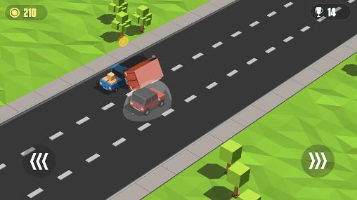 Blocky cars: Traffic rush für Android