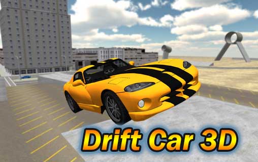 Drift car 3D Symbol