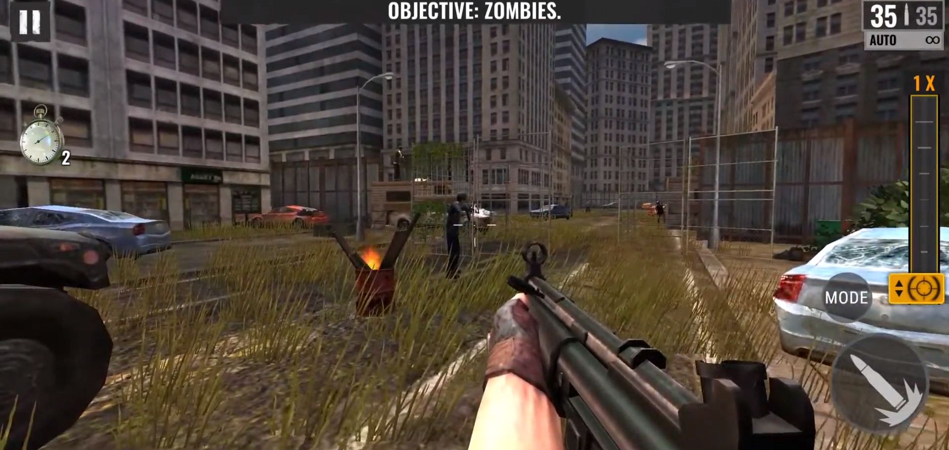 Снайперские зомби скриншот 1