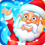 Иконка Farm snow: Happy Christmas story with toys and Santa