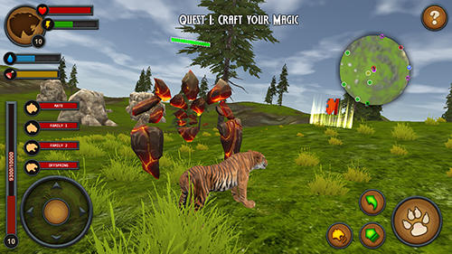 Tigers of the forest captura de pantalla 1