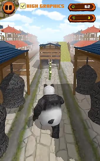 Panda runner: Jump and run far for Android